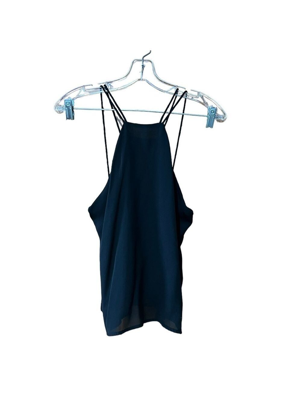 Black Camisole Blouse Sleeveless Small